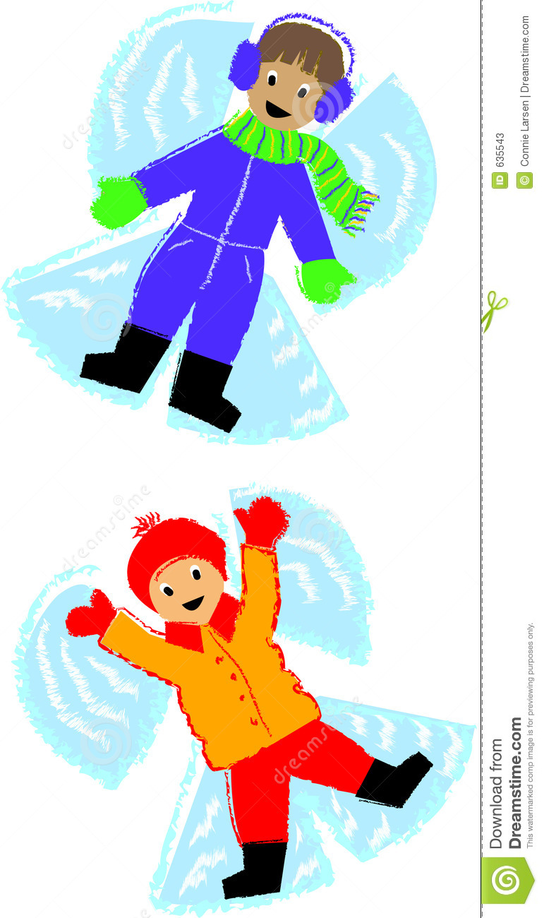 Snow Pants Kids Clipart Snow Angel Kids