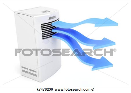 Air Conditioner Blowing Cold Air  Fotosearch   Search Clipart