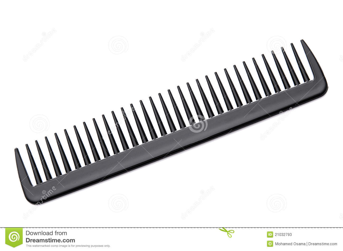 Brush Hair Clipart Black And White Black Hair Comb On White