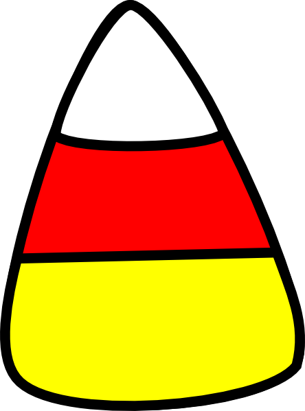 Candy Corn Clip Art Black And White Candy Corn Clipart Png