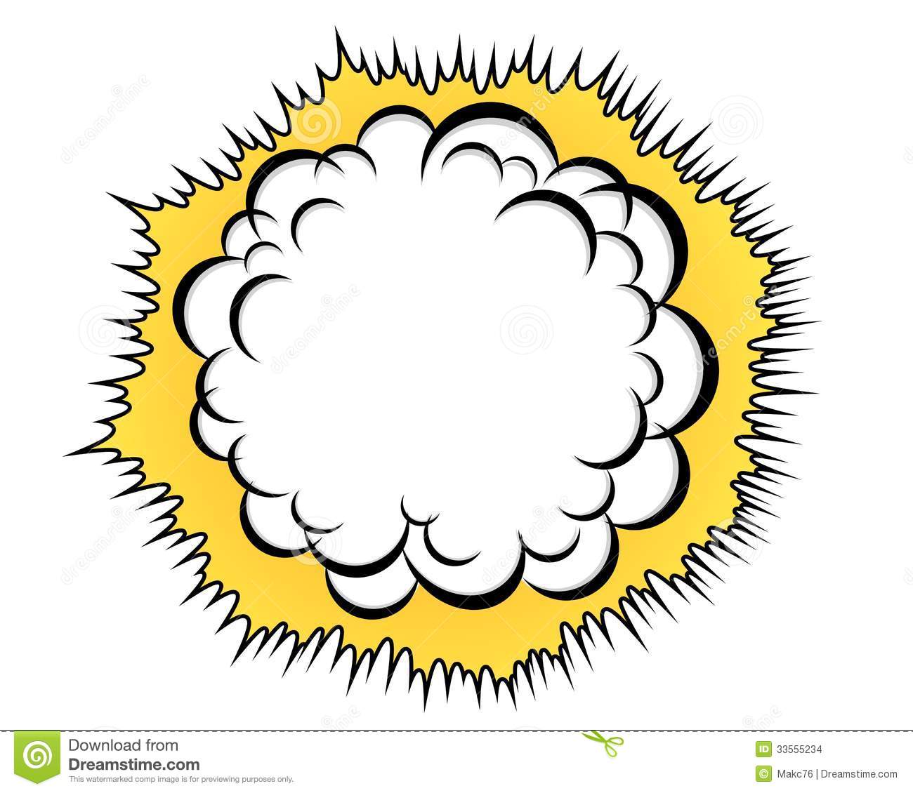 Cloud After The Explosion Stock Images   Image  33555234