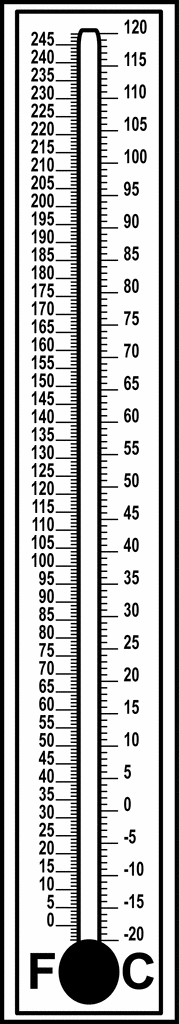 Dual Lab Celsius Centigrade Thermometers   Clipart Etc