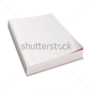     File Browse   Objects   Blank White Paper Back Book With Shadow Spine