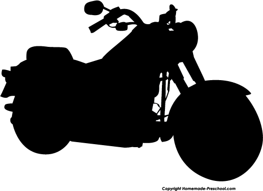 Home Free Clipart Silhouette Clipart Silhouette Motorcycle
