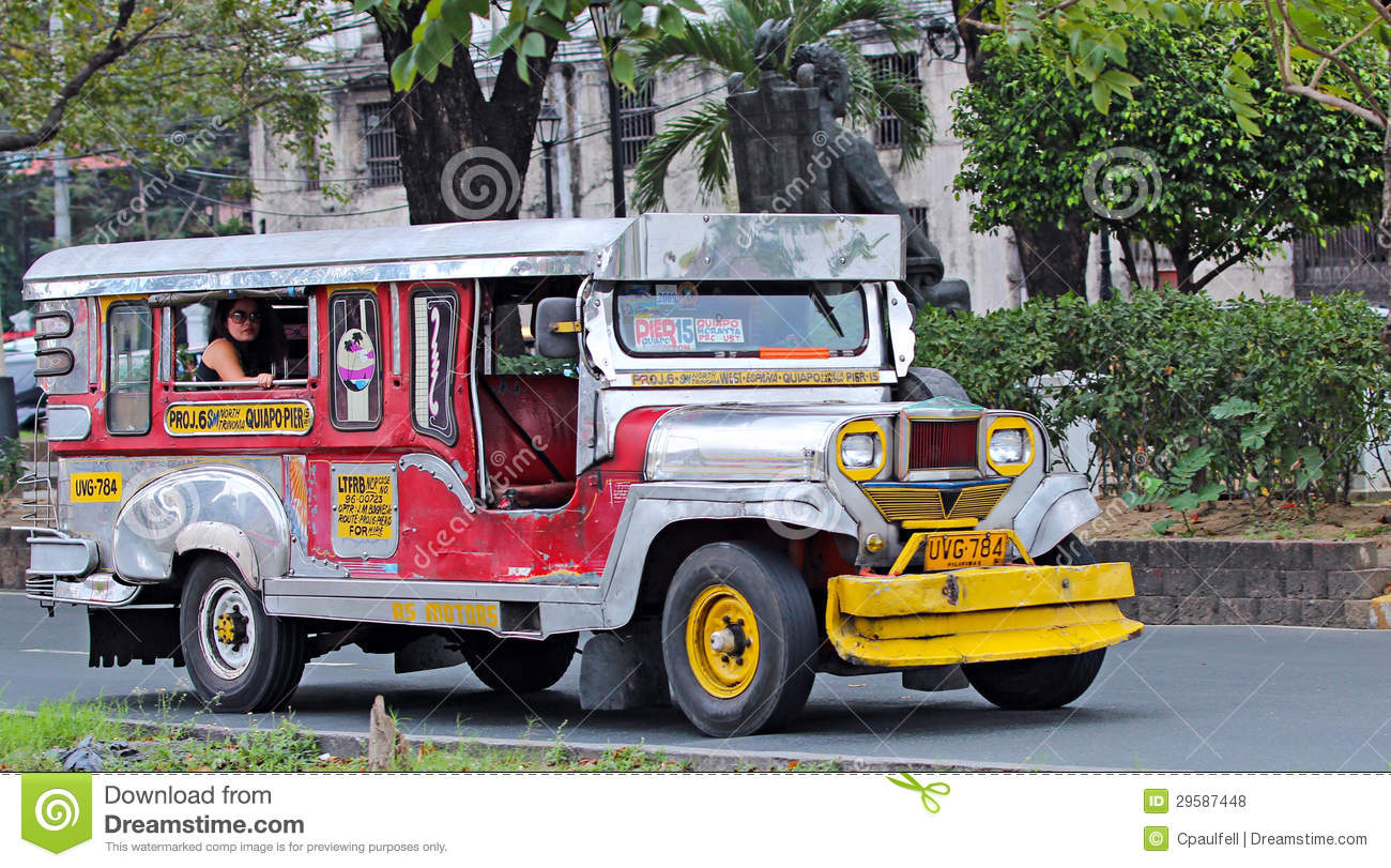 Manila   February 20  Jeepney Taxi On February 20 2013 In Manila