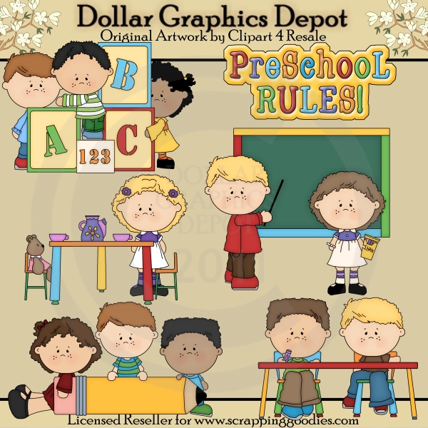 Preschool Classroom Rules Clip Art
