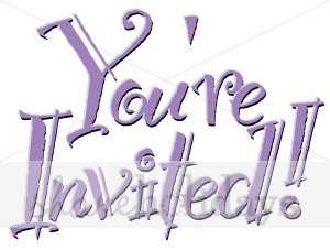 Purple Your Invited Clipart   Party Clipart   Backgrounds