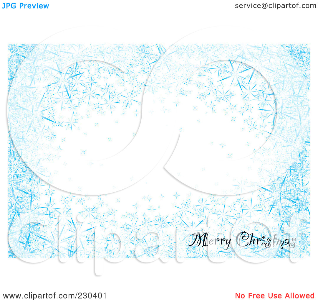 Royalty Free  Rf  Clipart Illustration Of A Horizontal Merry Christmas