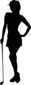 Silhouette Golf Swing Clipart And Illustration  285 Silhouette Golf