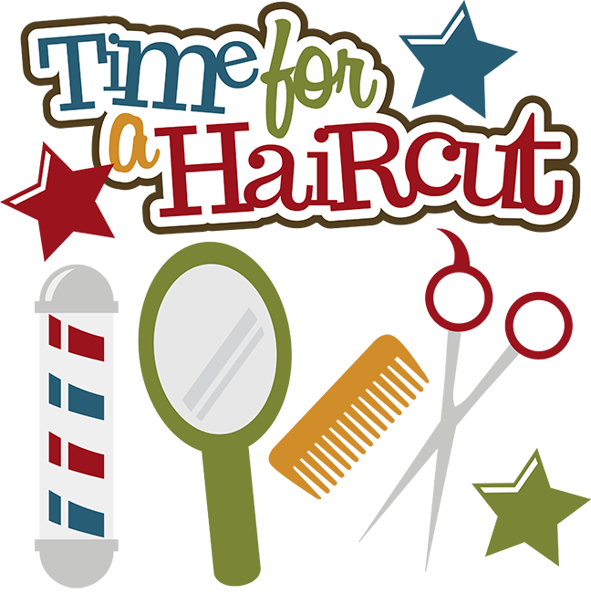 Time For A Haircut Svg Scrapbook Files Haircut Svg Files Cute Svg