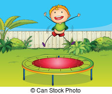 Trampoline Illustrations And Clip Art  539 Trampoline Royalty Free