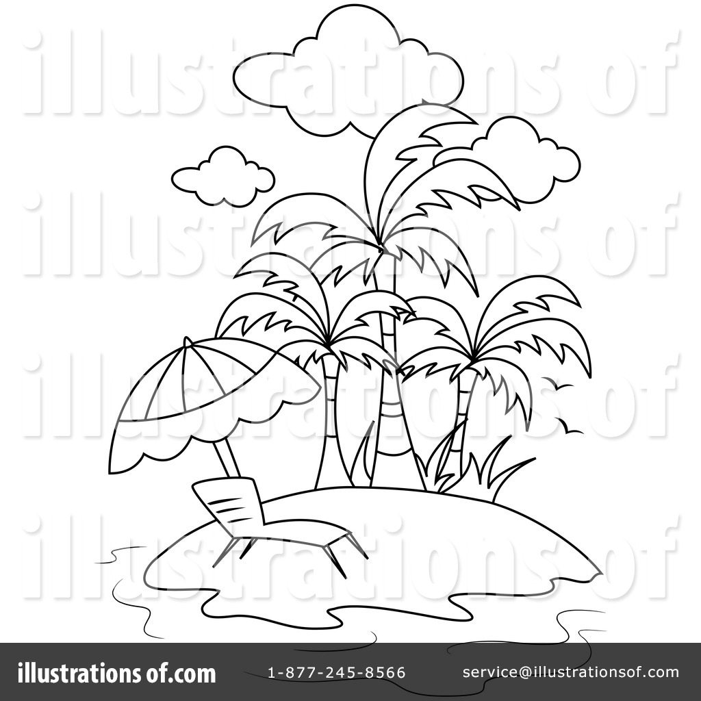 Tropical Island Beach Clip Art Tropical Island Clipart