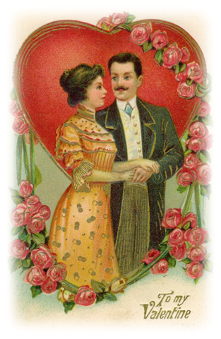 Vintage Holiday Crafts   Blog Archive   Free Vintage Valentine Clip