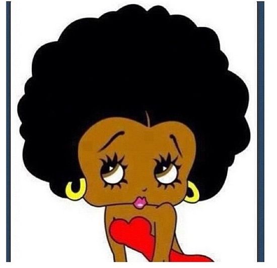 African Betty Boop   African American Natural Hairstyles   Love This