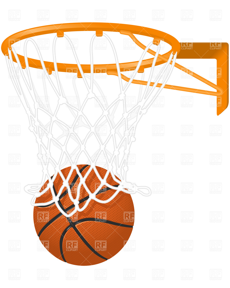 Basketball Hoop Clipart Black And White   Clipart Panda   Free Clipart