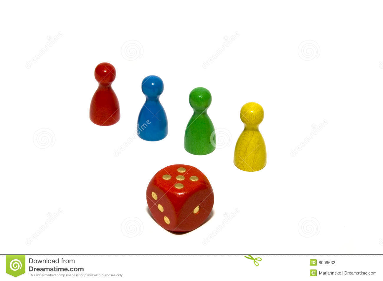 Board Game Pieces Stock Photography   Image  8009632