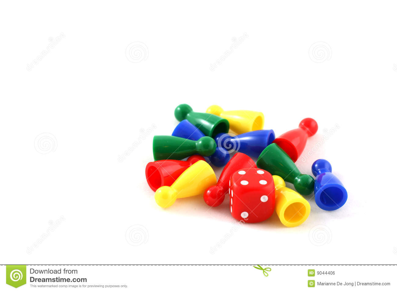 Boardgame Pieces Royalty Free Stock Image   Image  9044406