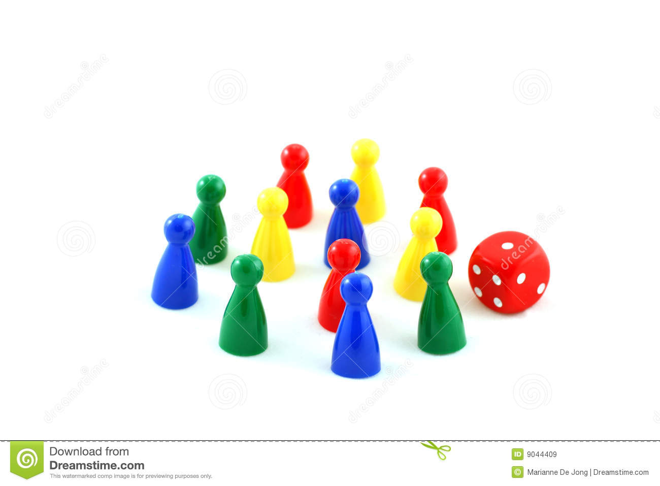 Boardgame Pieces Royalty Free Stock Images   Image  9044409