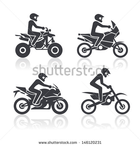 Four Wheeler Black And White Clip Art Black And White Icons Of Sport