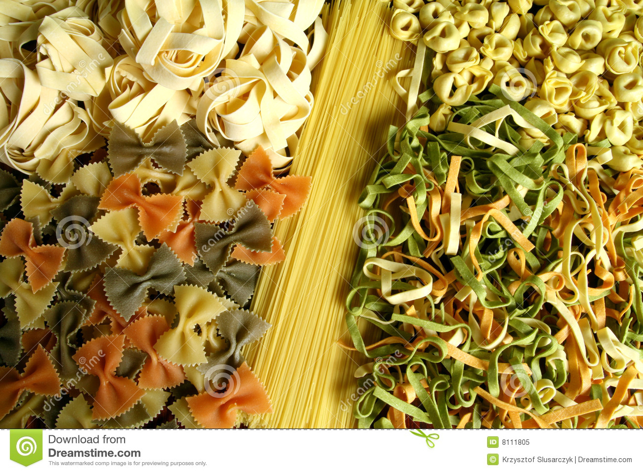 Italian Pasta Background Royalty Free Stock Photo   Image  8111805