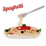 Italian Pasta Spaghetti Stock Photography