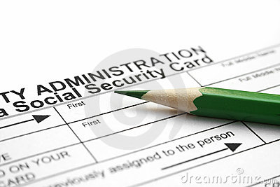 Social Security Card Royalty Free Stock Photo   Image  14912525