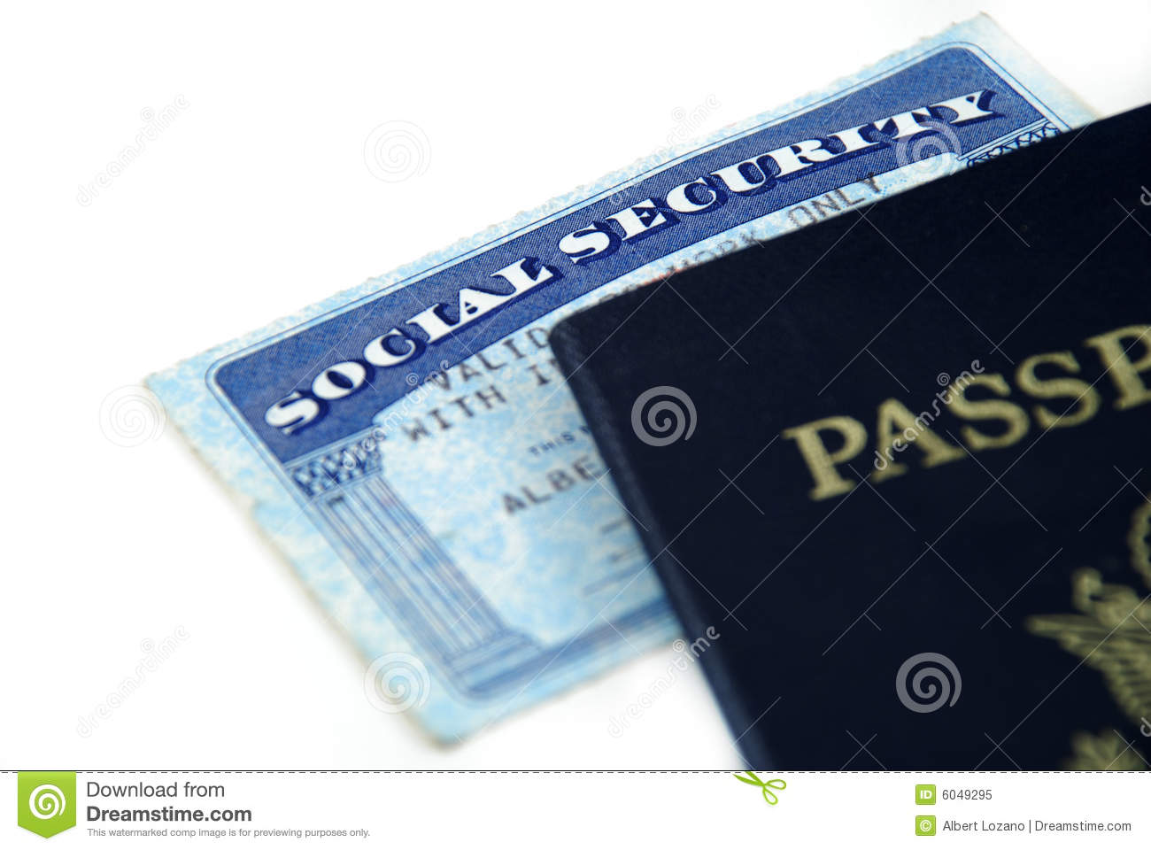 Social Security Card Royalty Free Stock Photo   Image  6049295