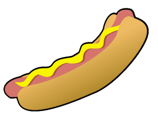 This Is An Image Of A Pink Hot Dog On A Golden Bun  Yellow Mustard Is    