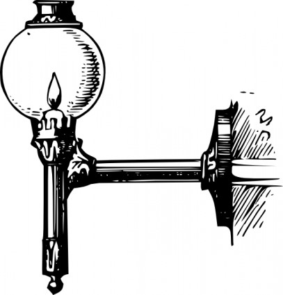 Antique Outdoor Lantern Clip Art Free Vector In Open Office Drawing
