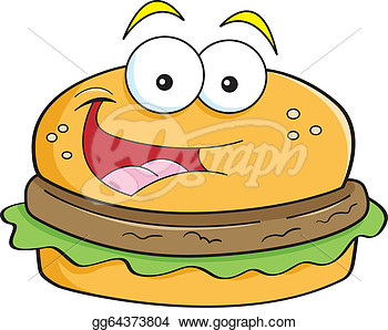 Cartoon Hamburger