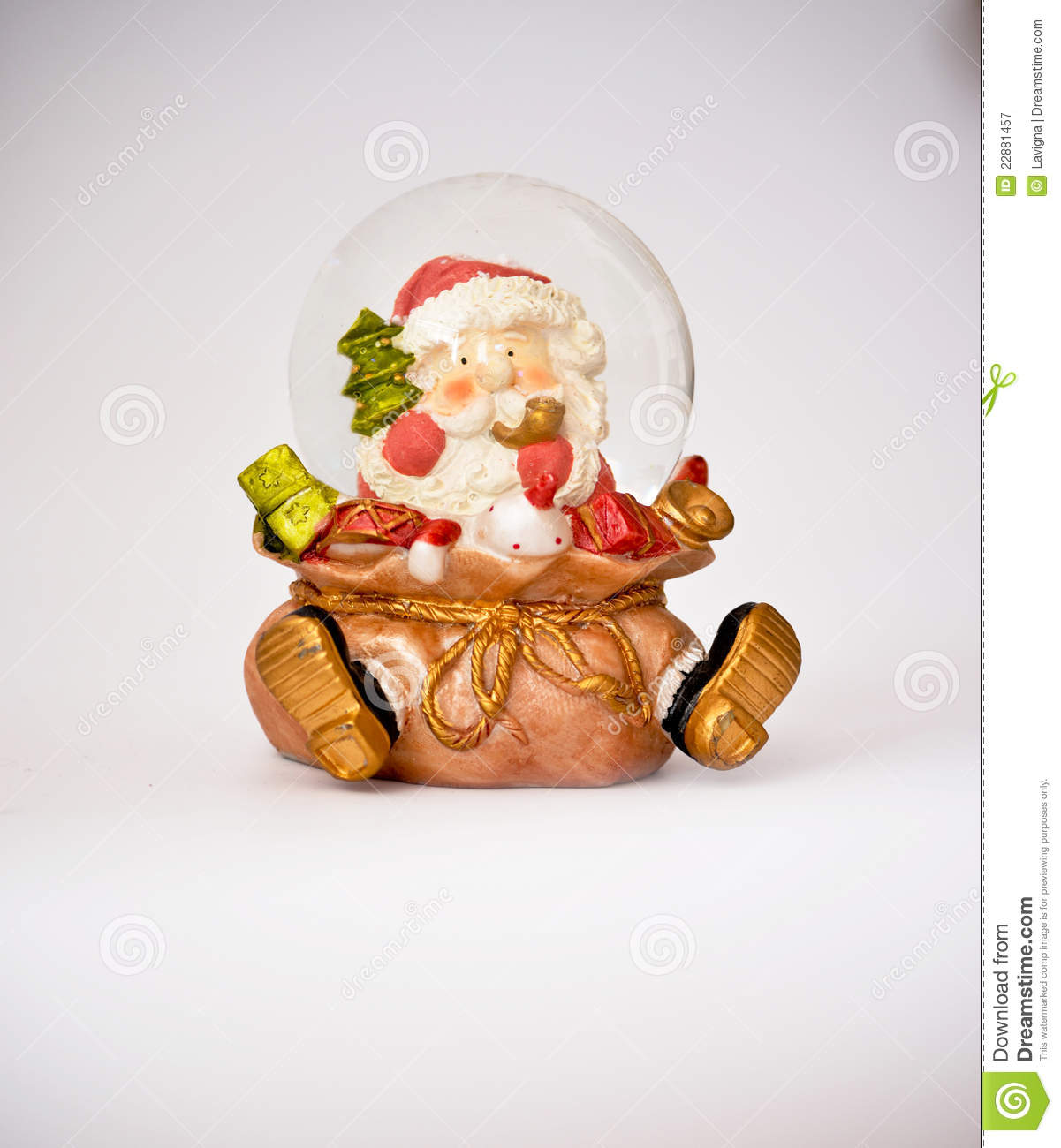 Christmas Snow Globe Decoration Royalty Free Stock Photography   Image