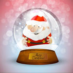Christmas Snow Globe With Santa Claus Christmas Snow Globe Realistic