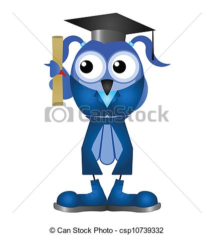 Female Graduation Student With Diploma Isolated On White Background