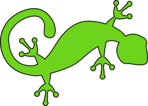 Green Gecko Clip Art At Clker Com   Vector Clip Art Online Royalty