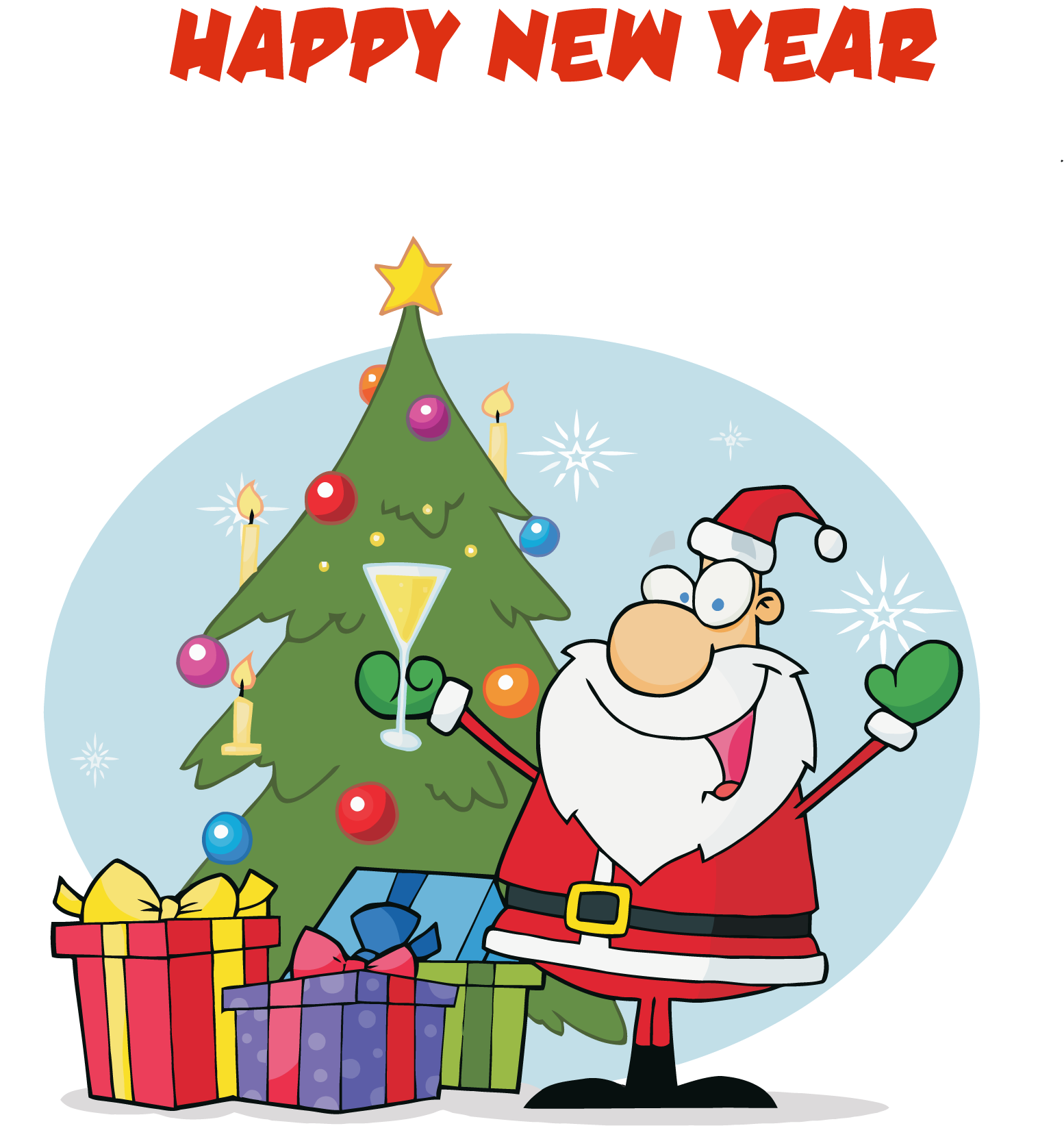Happy New Year 2014 Cheers Clip Art For Kids   Coloring Point
