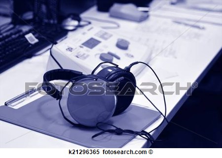 Hearing Screening And Testing Check Equipment In A Sound Proof Testing