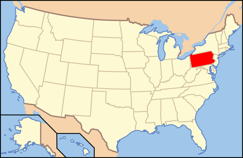 Pennsylvania  Flags   Emblems   Symbols   Outline Maps