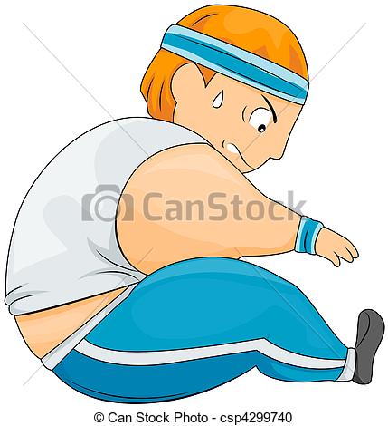 Simple Stretching Clipart