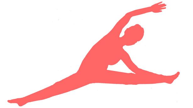 Stretching Woman In Pink Free Stock Photo   Public Domain Pictures