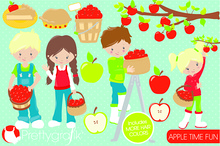 Apple Picking Clipart
