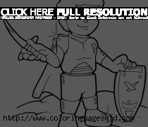 Armor Of God Bear Colouring Pages