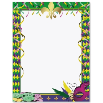 Border Papers Designed Border Papers Mardi Gras Affair Border Papers