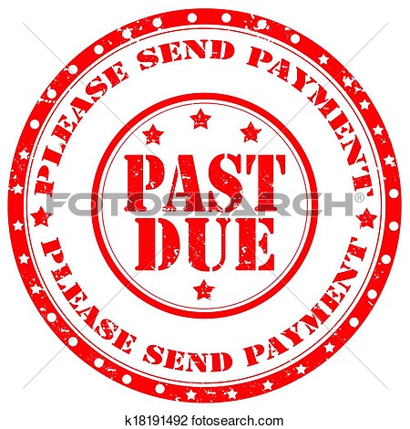 Clipart   Past Due Stamp  Fotosearch   Search Clip Art Illustration