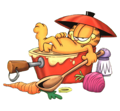 Garfield  The 12 Courses Of Dinner   The Skinny On My Jeans  Genes