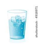 Glass Water Ice Cubes Clip Art Vector Free Vectors   Vector Me