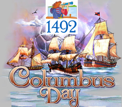 Happy Columbus Day 2014 Card   Wish A Great Columbus Day