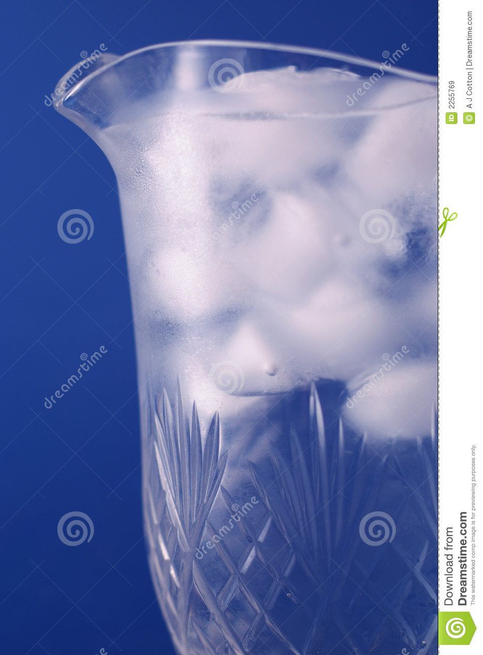 Ice Water In Jug Royalty Free Stock Images   Image  2255769