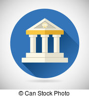 Law Court Museum Bank House Symbol Justice Finance Or History And    