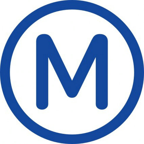 Metro M Clip Art   Free Vector Download   Graphicsmaterialepsai