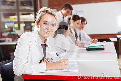 Middle School Girl Royalty Free Stock Photography   Image  27195157